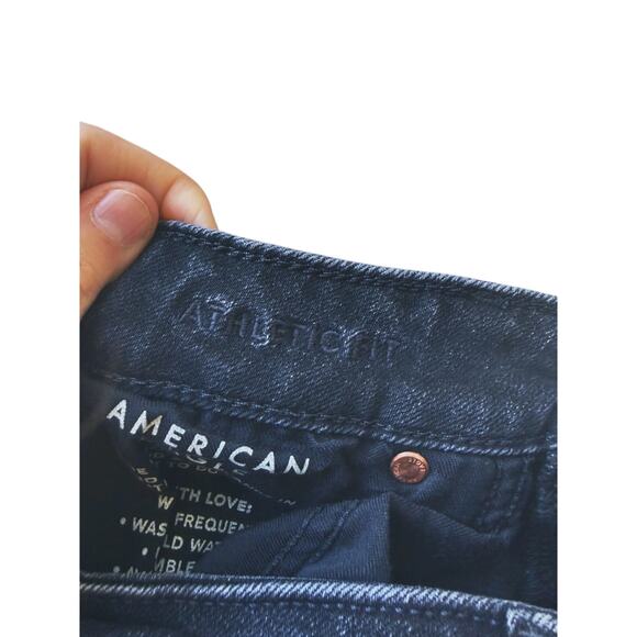 American Eagle Men’s AirFlex+ Athletic Fit Jeans Black 30x30 Edgy Street Skater - Picture 6 of 7